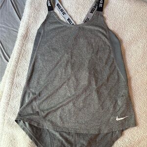 Nike Women's Gray Dri Fit Tank Top